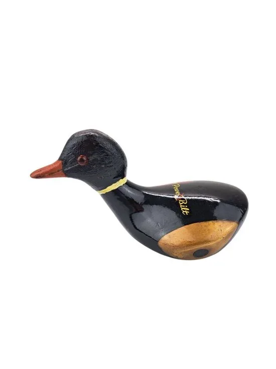 Vintage PowerBilt Duck Golf Club Head Paperweight Decor Persimmon Man Cave Folk - Picture 3 of 13